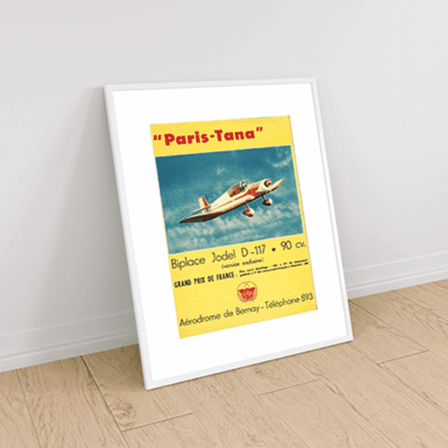 AFFICHE PUBLICITE D117 - "PARIS - TANA"