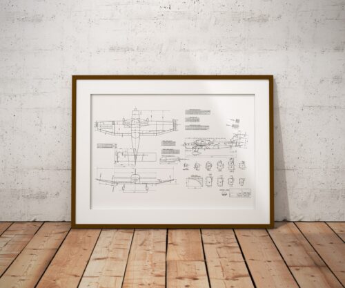 AFFICHE PLAN MAQUETTE D160