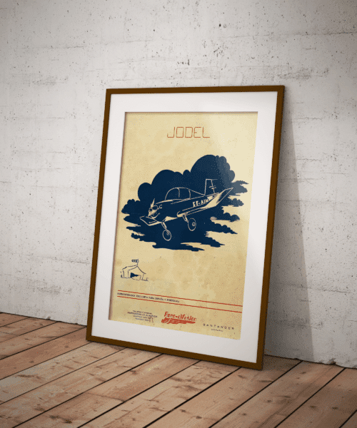 AFFICHE JODEL AERO DIFFUSION