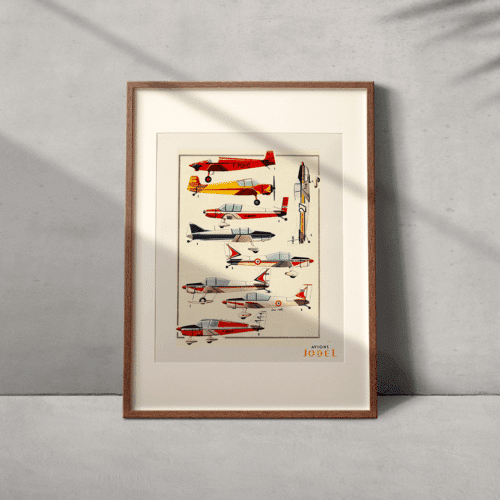 AFFICHE GALERIE DE DESSINS JODEL COULEURS