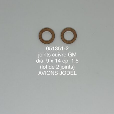 jeu de 2 joints cuivre gm