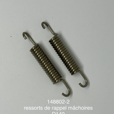 jeu de 4 ressorts de rappel mÂchoires de frein jodel d140