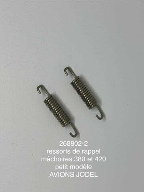 jeu de 2 ressorts de rappel mÂchoires de frein petit modÈle