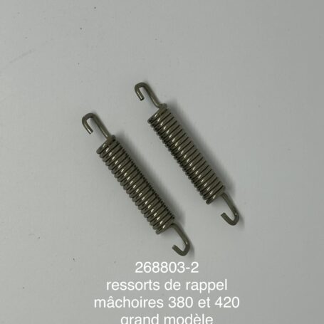 jeu de 2 ressorts de rappel mÂchoires de frein grand modÈle