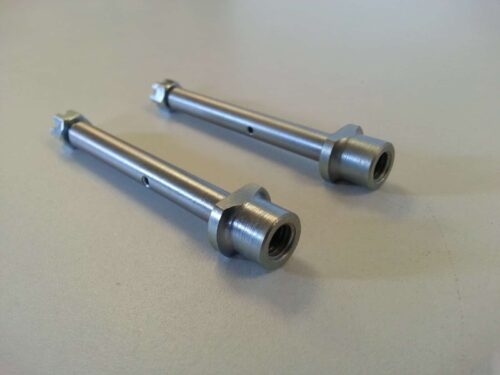 jeu de 2 axes de compas pour atterrisseur jodel/wassmer d120