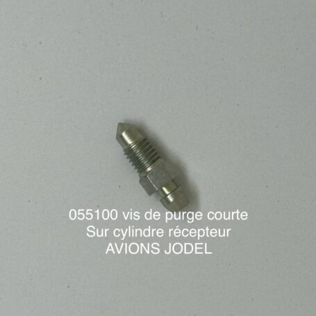 vis de purge courte sur cylindre recepteur