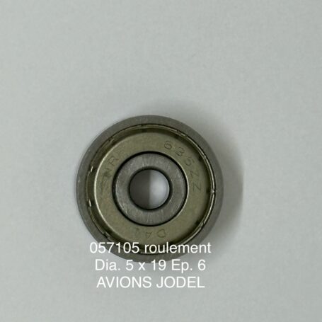 roulement dia. int. 5 dia. ext. 19 ep 6 mm