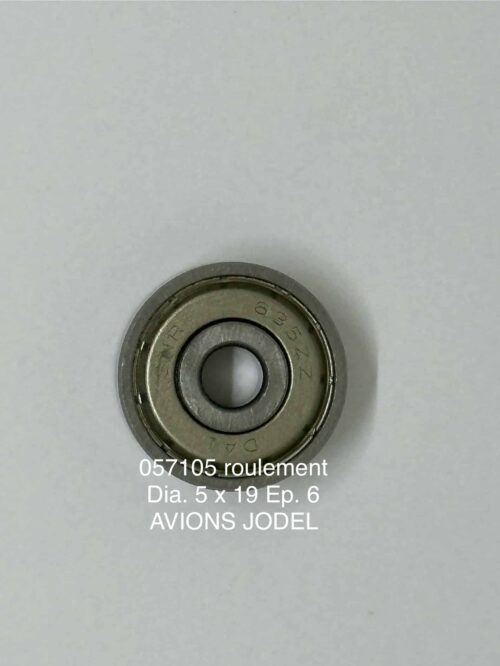 roulement dia. int. 5 dia. ext. 19 ep 6 mm