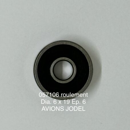 roulement dia. int. 6 dia. ext. 19 ep 6 mm