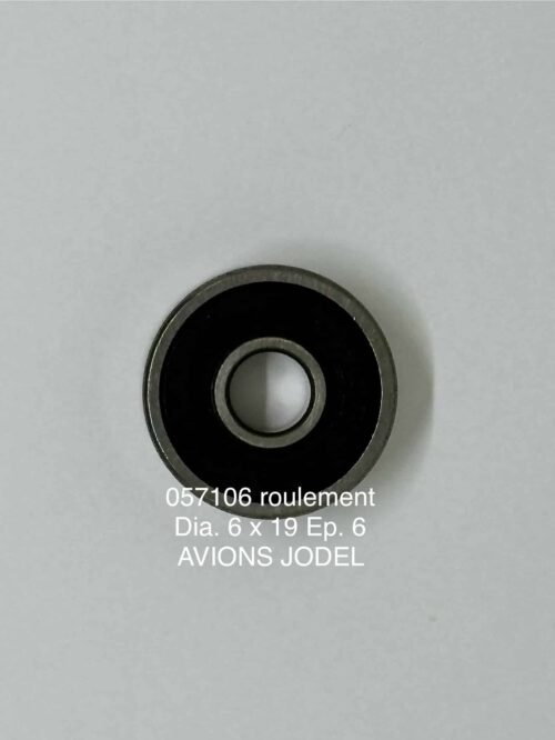 roulement dia. int. 6 dia. ext. 19 ep 6 mm