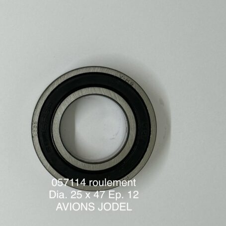 057114 roulement dia. int. 25 dia. ext. 47 ep 12 mm