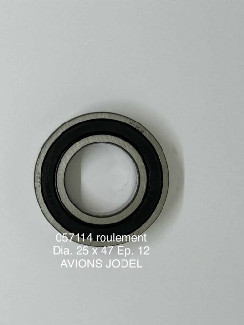 057114 roulement dia. int. 25 dia. ext. 47 ep 12 mm