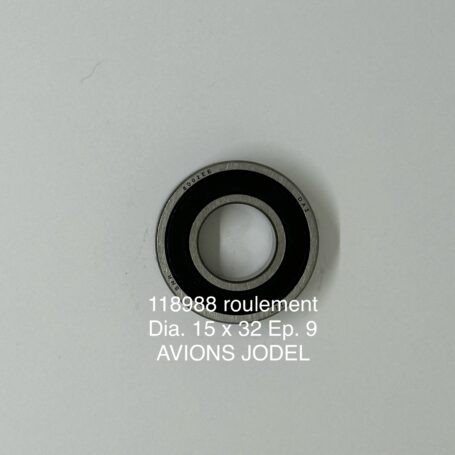 118988 roulement dia. int. 15 dia. ext. 32 ep. 9 mm