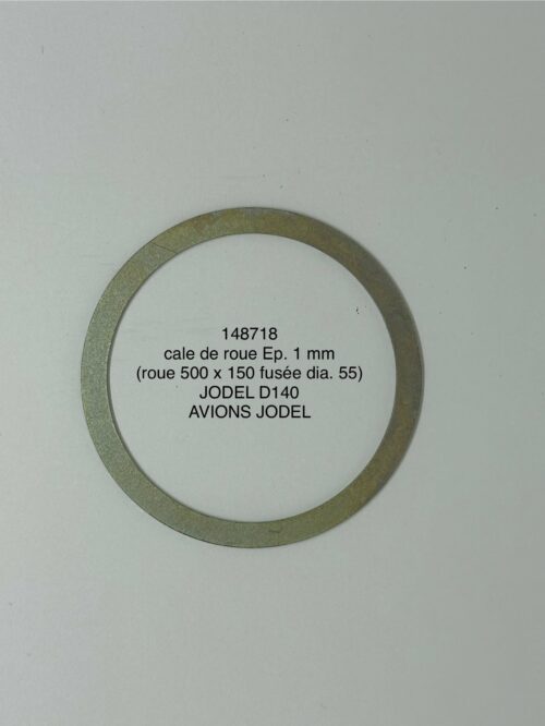 148718 cale de roue 500 / 150 ep. 1 mm d140