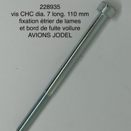 vis chc 7 x 110 fixation etrier de lames dr220/ dr221 / dr250