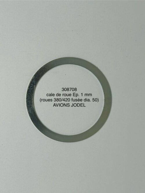 308708 cale de roue 380 / 420n ep. 1 mm
