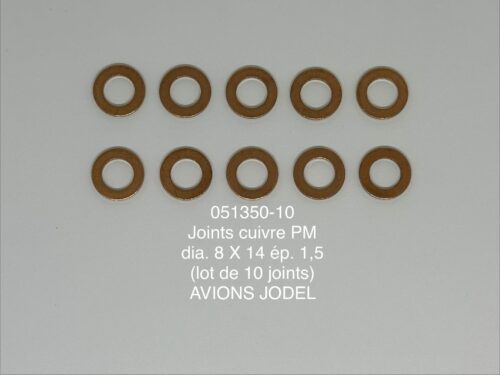 jeu de 10 joints cuivre pm