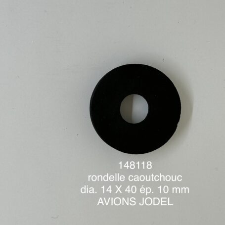 rondelle caoutchouc dia. 14 x 40 ep. 10 mm
