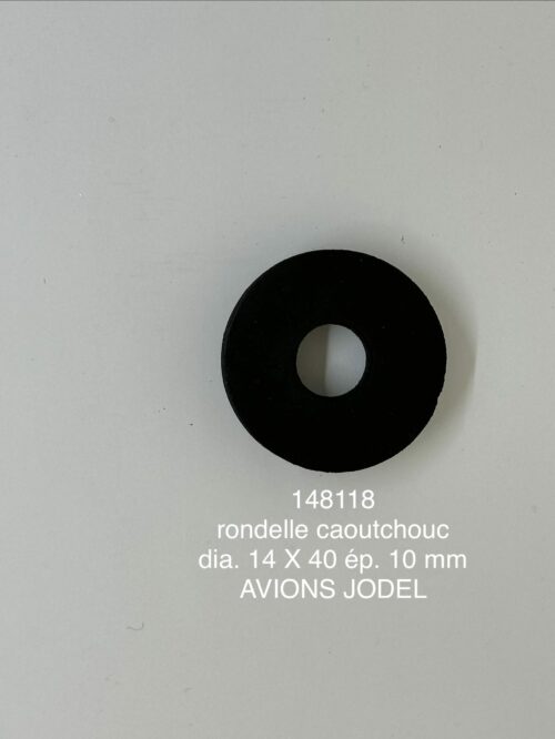 rondelle caoutchouc dia. 14 x 40 ep. 10 mm