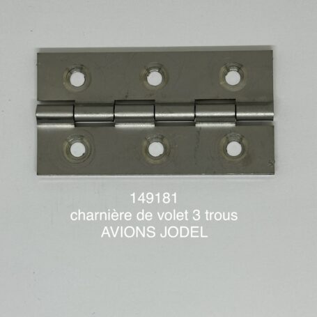 charniere de volet 3 trous