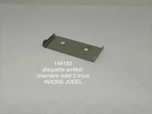 plaquette arrÊtoir charniÈre volet 2 trous