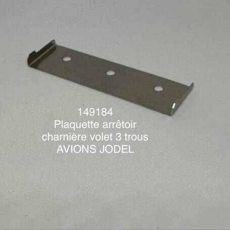 plaquette arrÊtoir charniÈre volet 3 trous