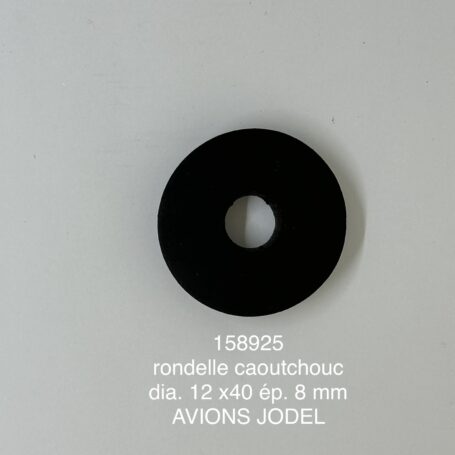 rondelle caoutchouc dia. 12 x 40 ep. 8 mm