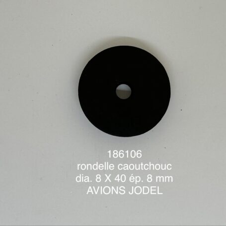 rondelle caoutchouc dia. 8x40 ep. 8 mm