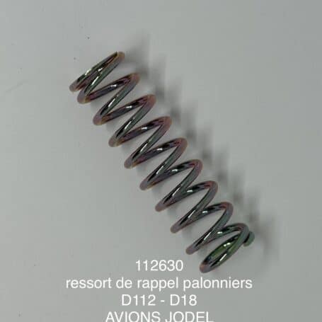 ressort de rappel palonniers d112 / d18 /d19