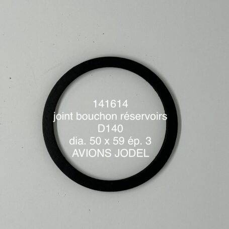 joint bouchon reservoir d140 dia 50 x 59 ep. 3