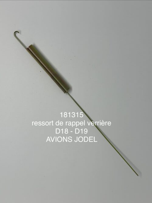 ressort de rappel verriere d18 / d19